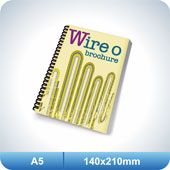 100 Cardápios Wire-o-140x210mm PVC-0,30mm-4x4 Sem Verniz-8 P